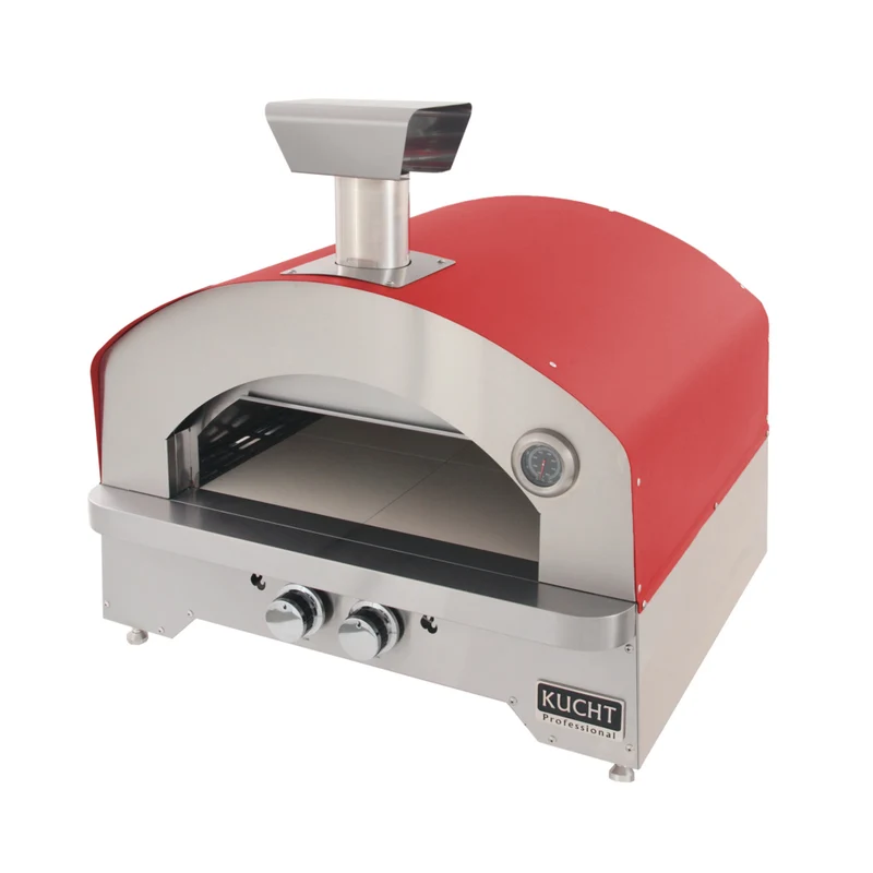 Kucht Napoli Outdoor Portable Propane Pizza Oven - Red