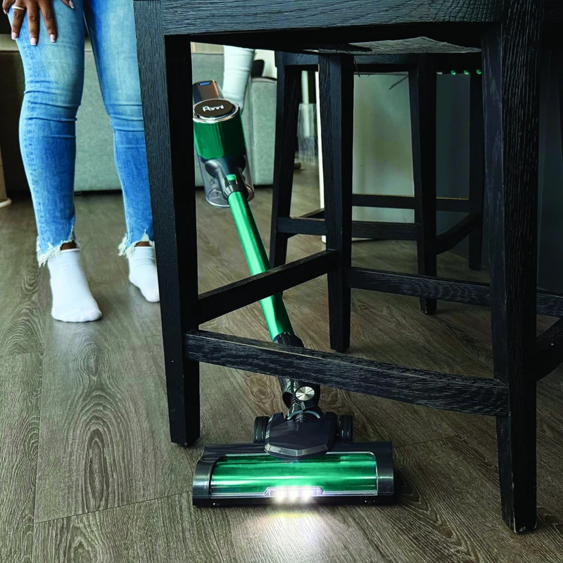 Panni - S7217 Aspirateur balai sans fil 3-en-1 avec design autoportant, bleu sarcelle