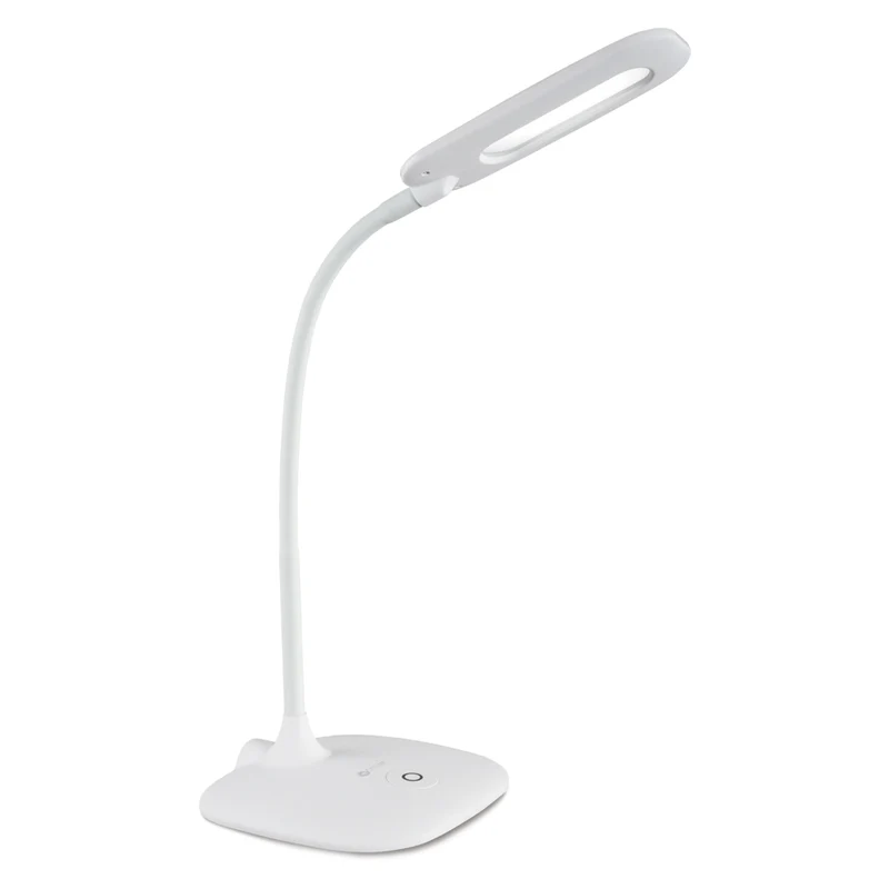 OttLite - Lampe de bureau LED Flexible Soft Touch - Clearsun - Blanche
