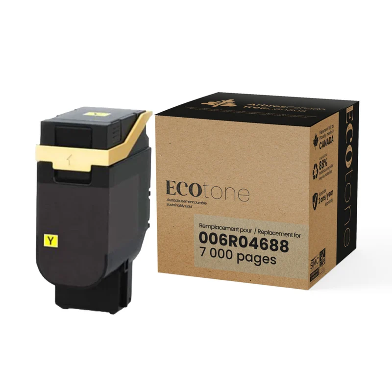 Ecotone Xerox 006R04688 Reman Toner Cartridge - High Yield - Yellow