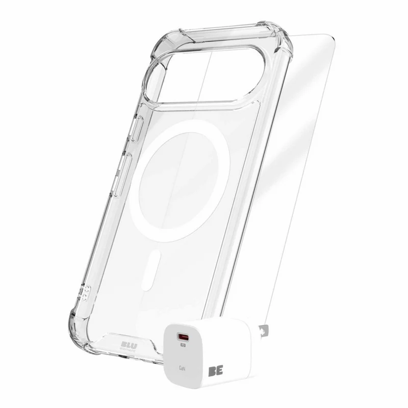 Blu Element - Ensemble de protection totale pour Google Pixel 11 Pro - Transparent