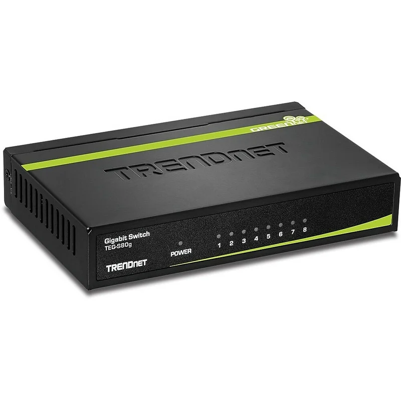 TRENDnet 8-Port Gigabit Greennet Switch (TEG-S80G)