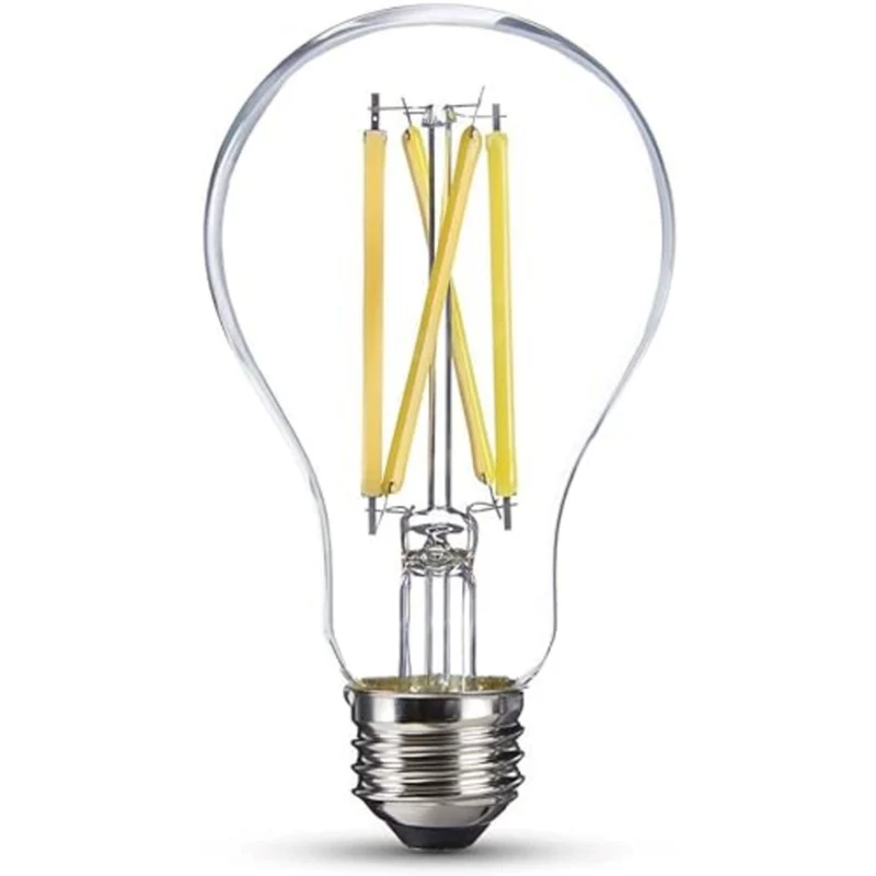Northern Stars LED Light Bulb - LE-6A19/841/CL 4100K 120V 6W E26 600LM = 60W - Clear - 2 Pack