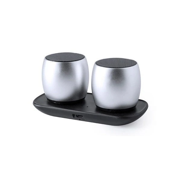 Wireless Bluetooth Speakers USB 6W Silver 146054