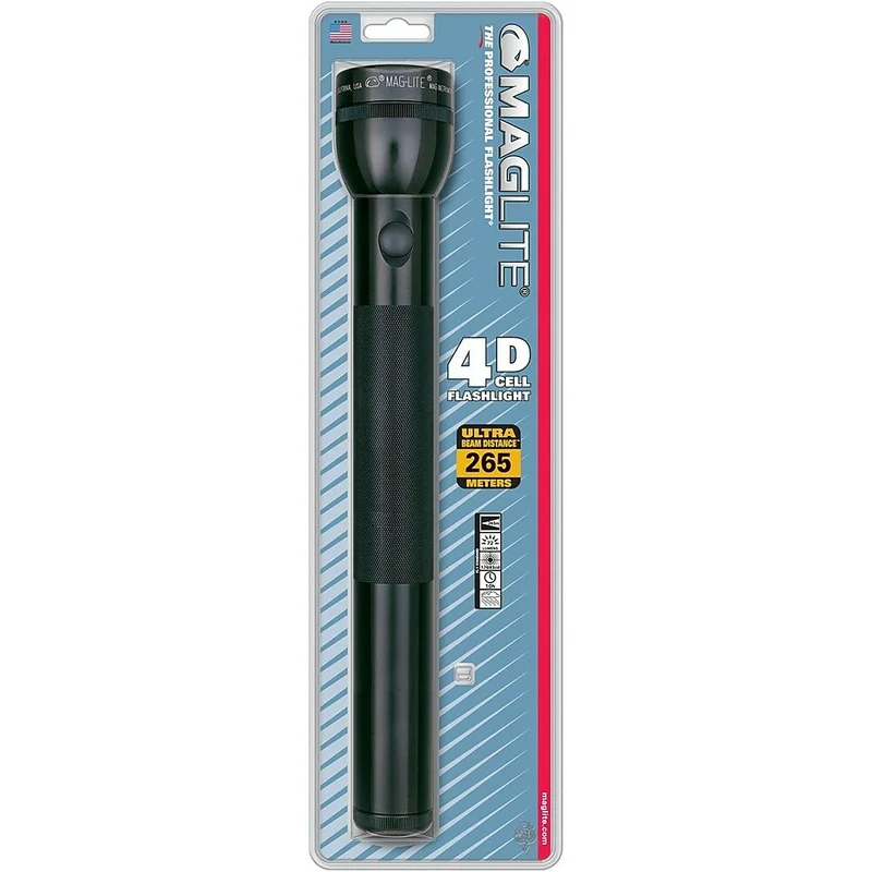 Maglite - Lampe de poche 4D à cellule, noir (S4D016)