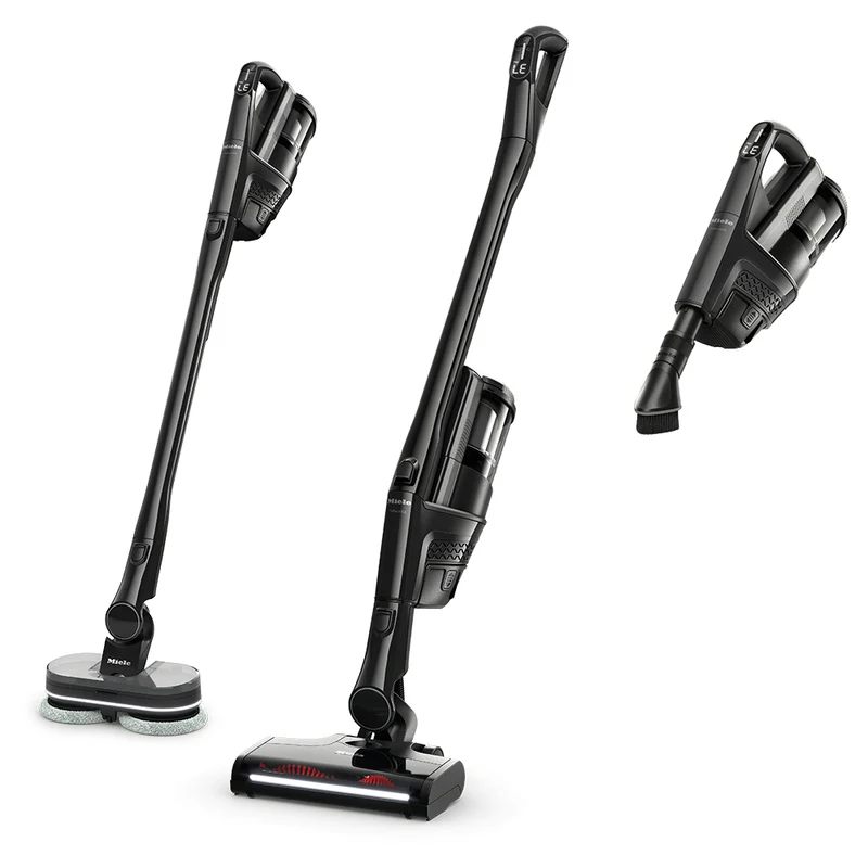 Miele - Aspirateur-balai sans fil Triflex HX3 Plus Aqua - noir obsidien