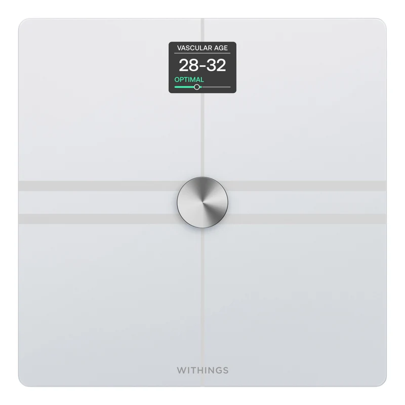 Withings - Body Comp Balance Wi-Fi avec analyse corporelle complète - Blanc
