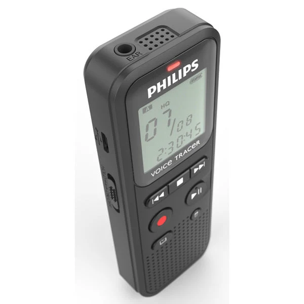 Recorder Philips DVT1115 3.5 mm USB 4 GB Grey