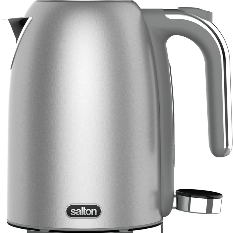 Salton NuRetro Digital 1.7 L Kettle - Metallic Silver