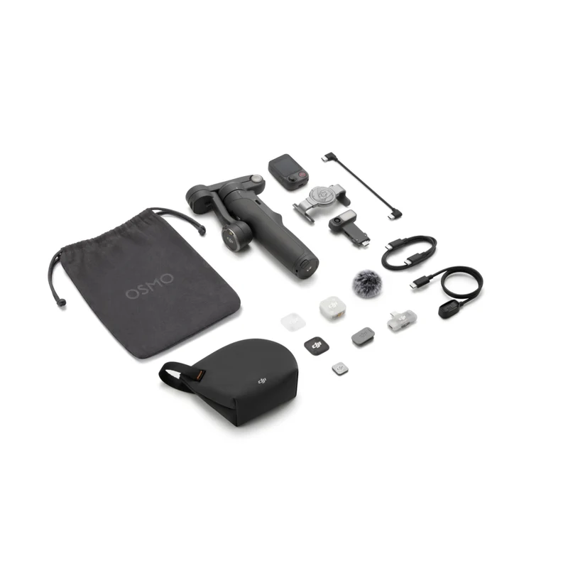 DJI - Stabilisateur pour téléphone Osmo Mobile 8P Bundle Créateur