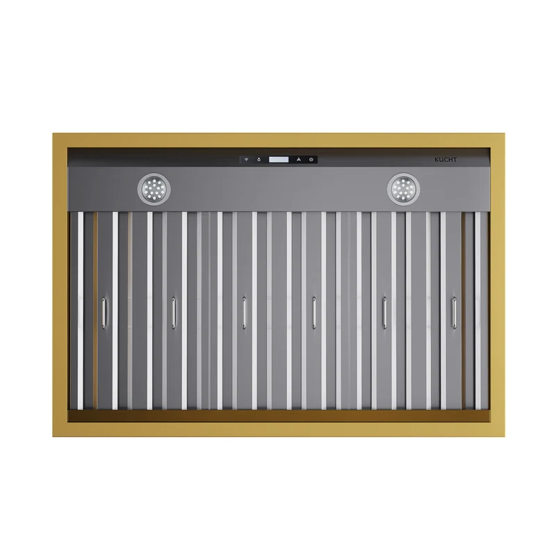 KUCHT KRH36SG 36 po Hotte murale - 900 CFM - Acier inoxydable avec accents dorés