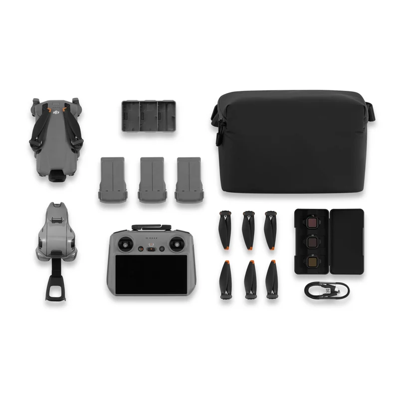 DJI - Mini 5 Pro Ensemble Fly More Plus avec RC2, Gris