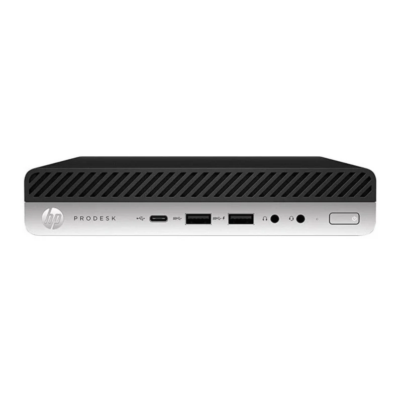 HP ProDesk 600 G4 Mini Refurbished Desktop Computer - Intel i5‑8500T - 256 GB SSD - 16 GB RAM - Windows 11 Pro - Black