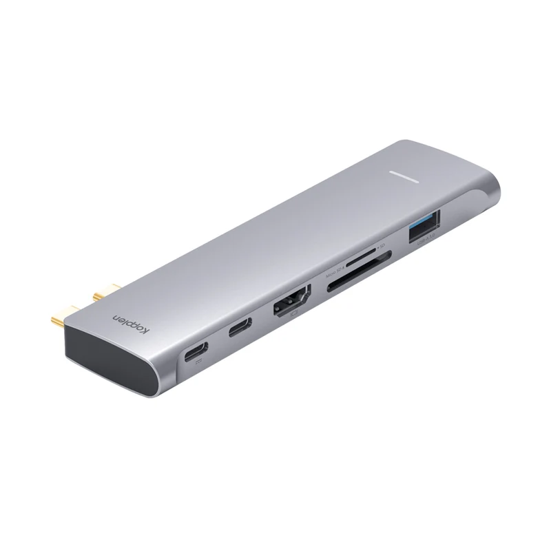 Kopplen USB-C 7 Ports Multi-function Hub 7 in 1 with SD and MicroSD Card Reader