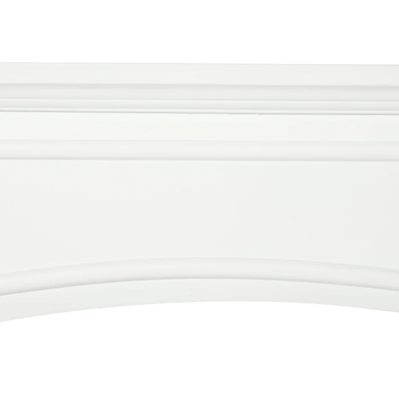 HOMCOM - Manteau de foyer 29 po pour entourage de foyer, blanc
