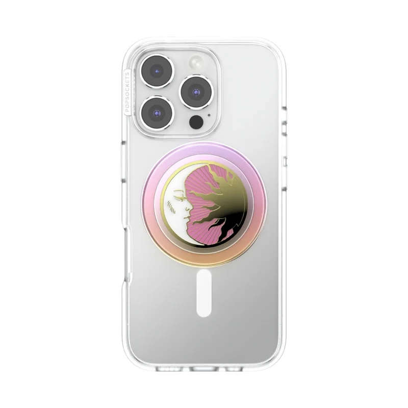 PopSockets PopGrip MagSafe Phone Grip/Stand with Swappable Top (Lunar Dreams Pink)