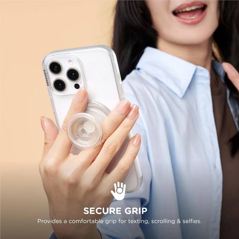 PopSockets PopGrip MagSafe Phone Grip/Stand with Swappable Top (Lunar Dreams Pink)