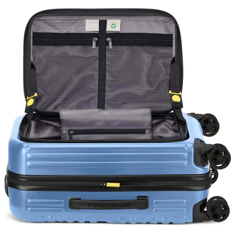 Delsey Securtime Zip 55 cm Top Opening 4-Wheel Expandable Cabin Suitcase - Laven