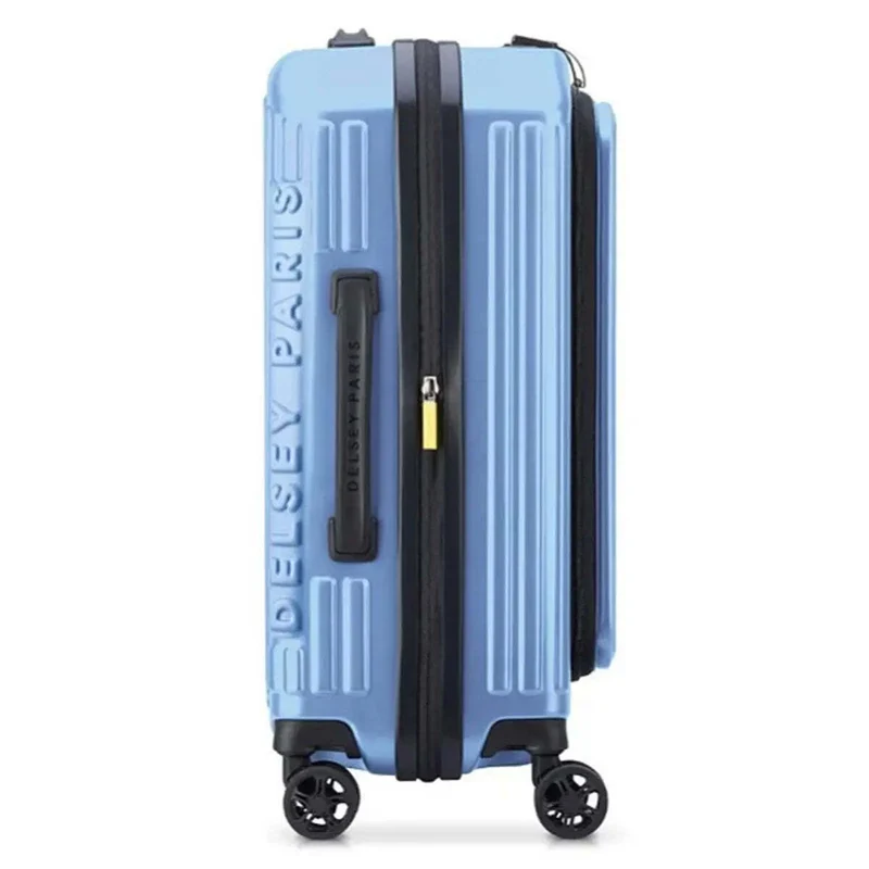 Delsey Securtime Zip 55 cm Top Opening 4-Wheel Expandable Cabin Suitcase - Laven