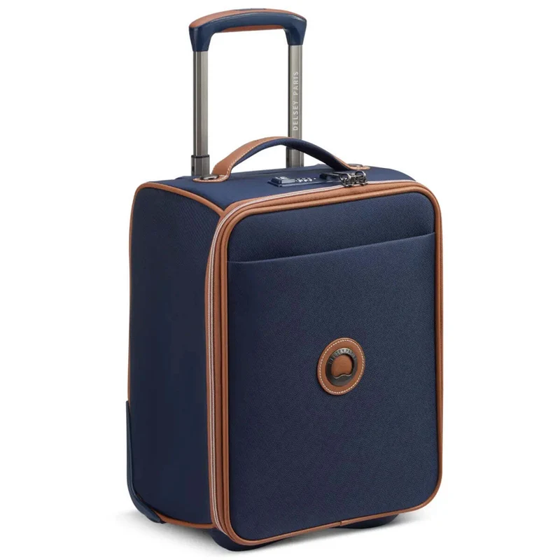 Delsey Chatelet Air 2.0 - 40 cm Underseater Suitcase with Laptop Pocket - Navy Blue