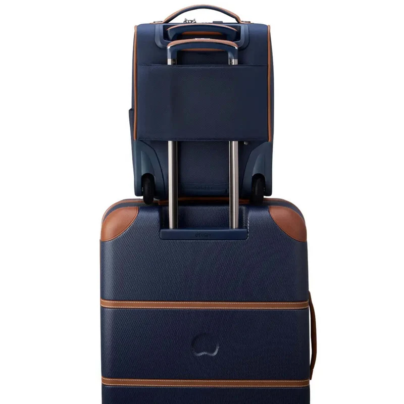 Delsey Chatelet Air 2.0 - 40 cm Underseater Suitcase with Laptop Pocket - Navy Blue