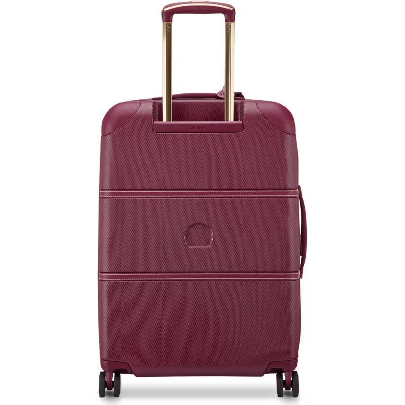 Delsey Chatelet Air 2.0 Checked-In Luggage Suitcase W/ TSA Lock Burgundy 66 cm