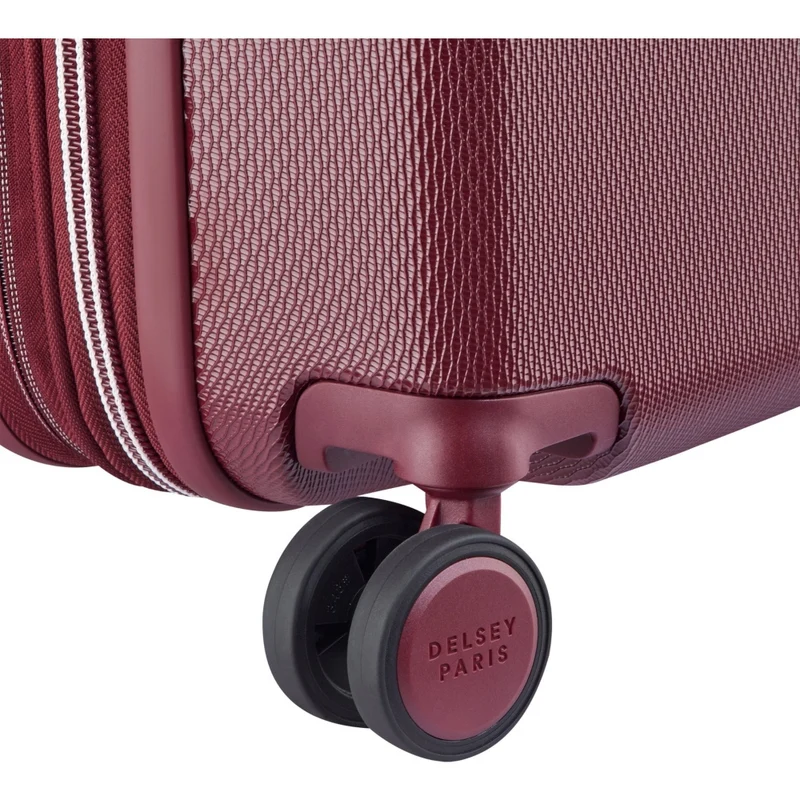 Delsey Chatelet Air 2.0 Checked-In Luggage Suitcase W/ TSA Lock Burgundy 66 cm