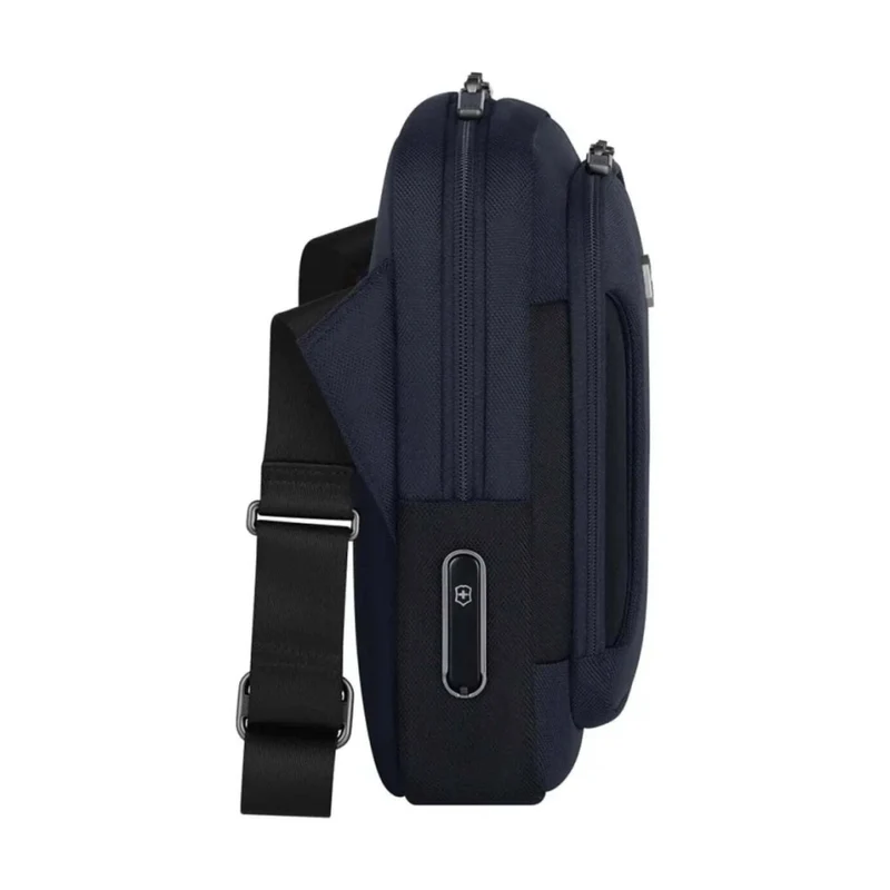 Victorinox Werks Traveler 7.0 Expandable 14" Laptop Crossbody Bag Navy Blue