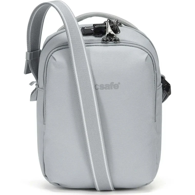 Pacsafe V Companion Anti-Theft Crossbody Bag RFID Tablet Fit Digital Grey