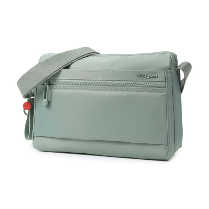Hedgren Eye Neo RFID Pocket Water Repellent Crossbody Bag Green Milieu