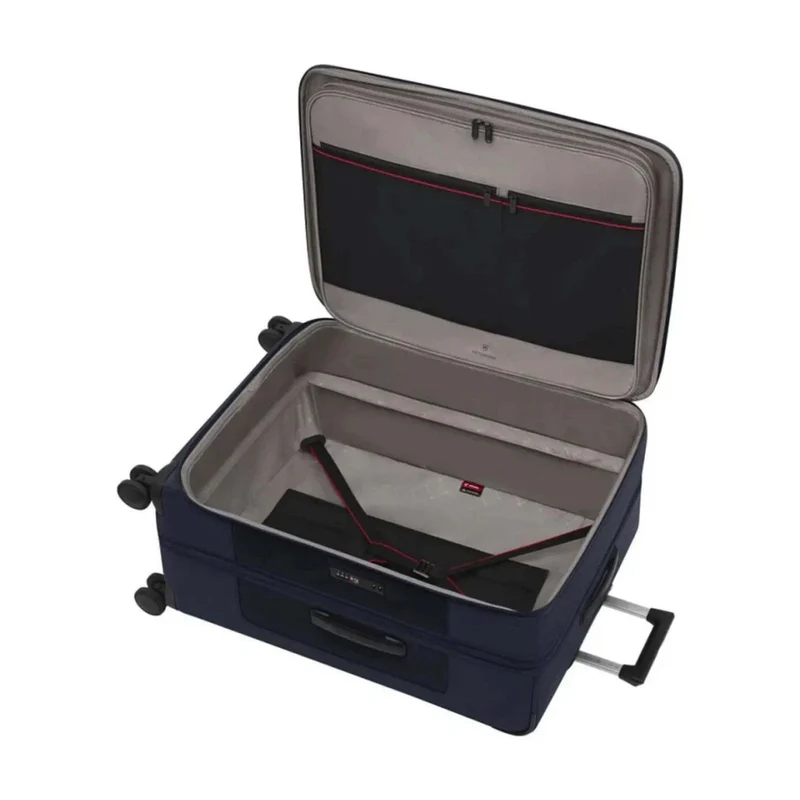 Victorinox 7.0 Werks Traveller Expandable Softside Suitcase Luggage L Navy Large