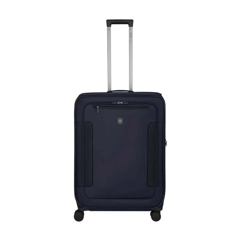 Victorinox 7.0 Werks Traveller Expandable Softside Suitcase Luggage L Navy Large