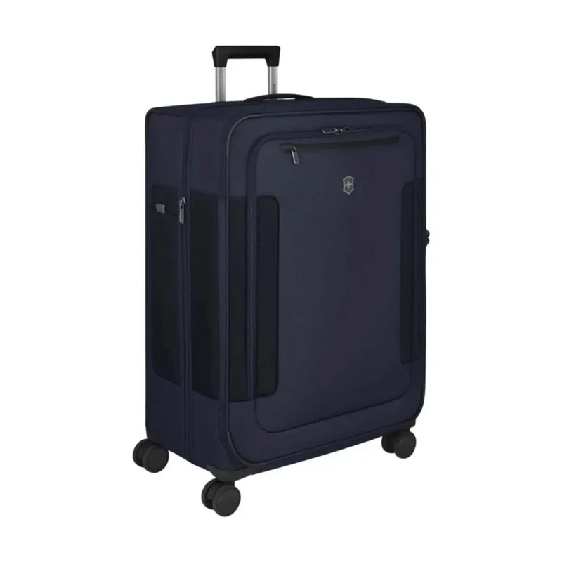 Victorinox 7.0 Werks Traveller Expandable Softside Suitcase Luggage L Navy Large
