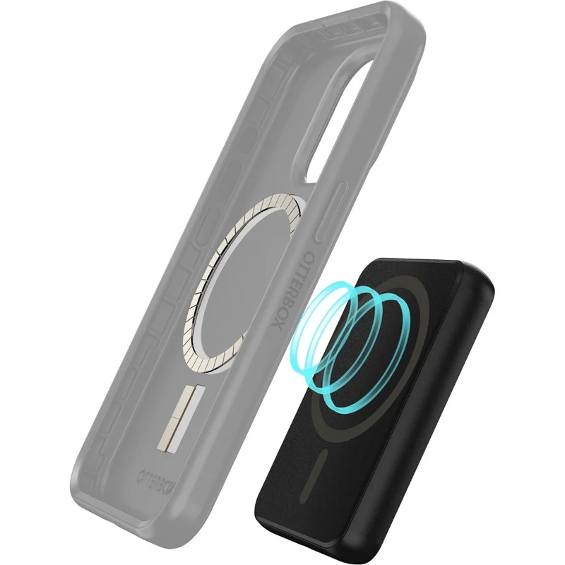 OtterBox Wireless Magnetic Power Bank - 5K MAH (7.5W) USB-C (Black)