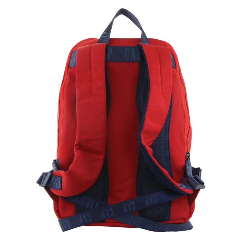GAP Men's Nylon Travel/School & Casual Backpack Bag w/ Zip Pocket 28x40cm Red