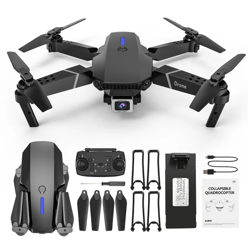 Flyxinsim E88 Quadcopter with 4K UHD Camera