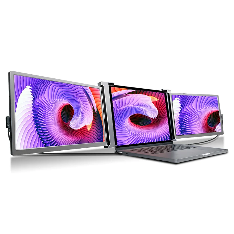 Support ODM Re-branding 1080P IPS 15 inch dual sliding portable monitor