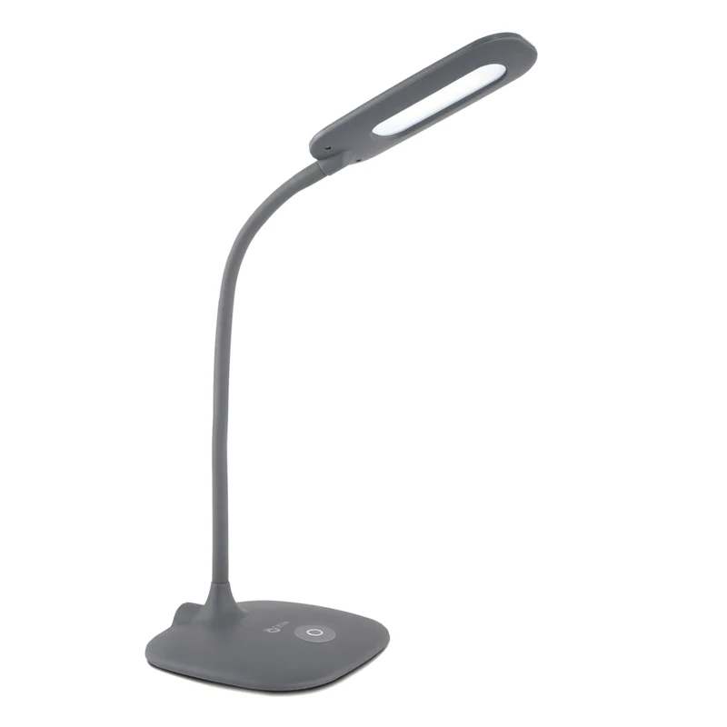 OttLite Flexible Soft Touch LED Desk Lamp - Clearsun - Dark Grey