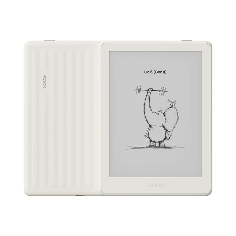 BOOX - Liseuse électronique Go 6 (2e gén.) à écran E Ink de 6 po, 32 Go, blanc coquillage
