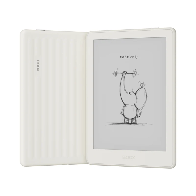 BOOX - Liseuse électronique Go 6 (2e gén.) à écran E Ink de 6 po, 32 Go, blanc coquillage
