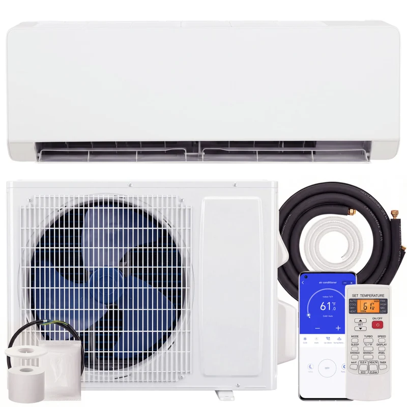 HOMCOM 12000 BTU Wifi Enabled Mini Split Air Conditioner - White