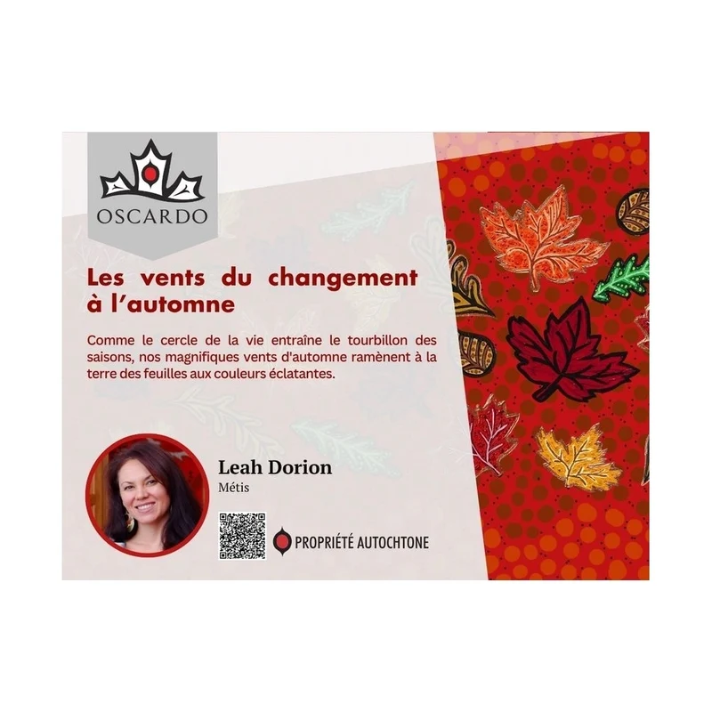 Oscardo - Sac pour téléphone - Fall Winds of Change par Leah Dorion