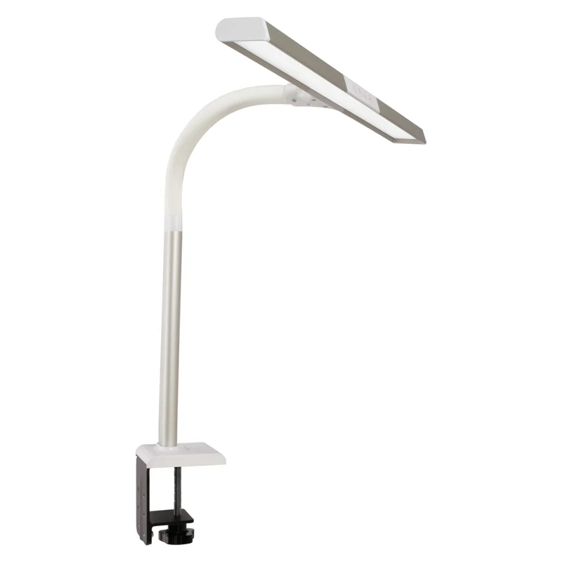 OttLite Extra Wide Area LED Clamp Lamp - Clearsun - Silver