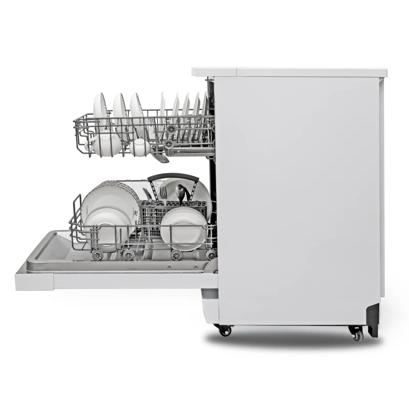 BLACK+DECKER - Lave-vaisselle portatif 18 po - capacité de 8 couverts - 6 programmes de lavage - blanc