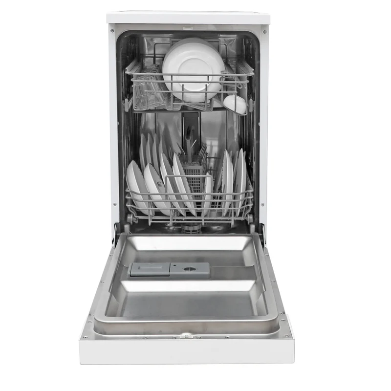 BLACK+DECKER - Lave-vaisselle portatif 18 po - capacité de 8 couverts - 6 programmes de lavage - blanc