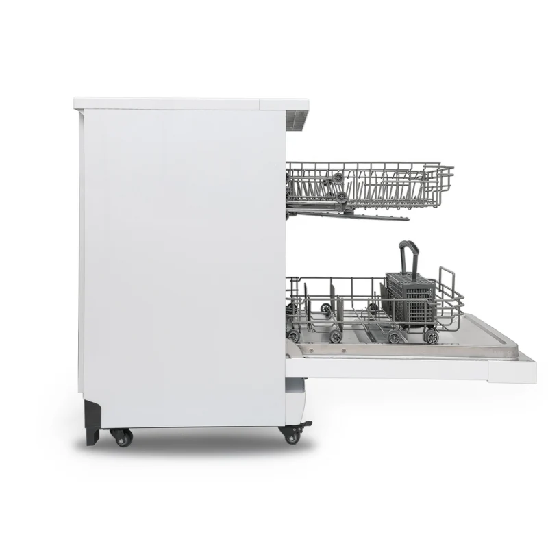 BLACK+DECKER - Lave-vaisselle portatif 18 po - capacité de 8 couverts - 6 programmes de lavage - blanc