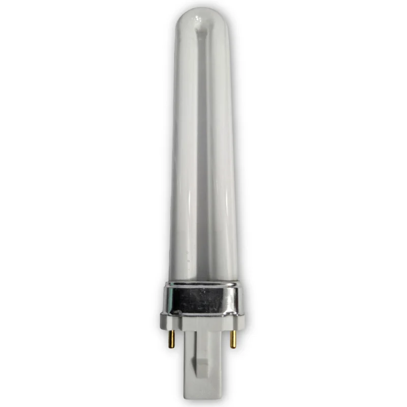 Northern Stars Fluorescent Plug In Light Bulb - CFL-PLS9/30/2P 3000K 9W G23 600LM - Frosted - 2 Pack