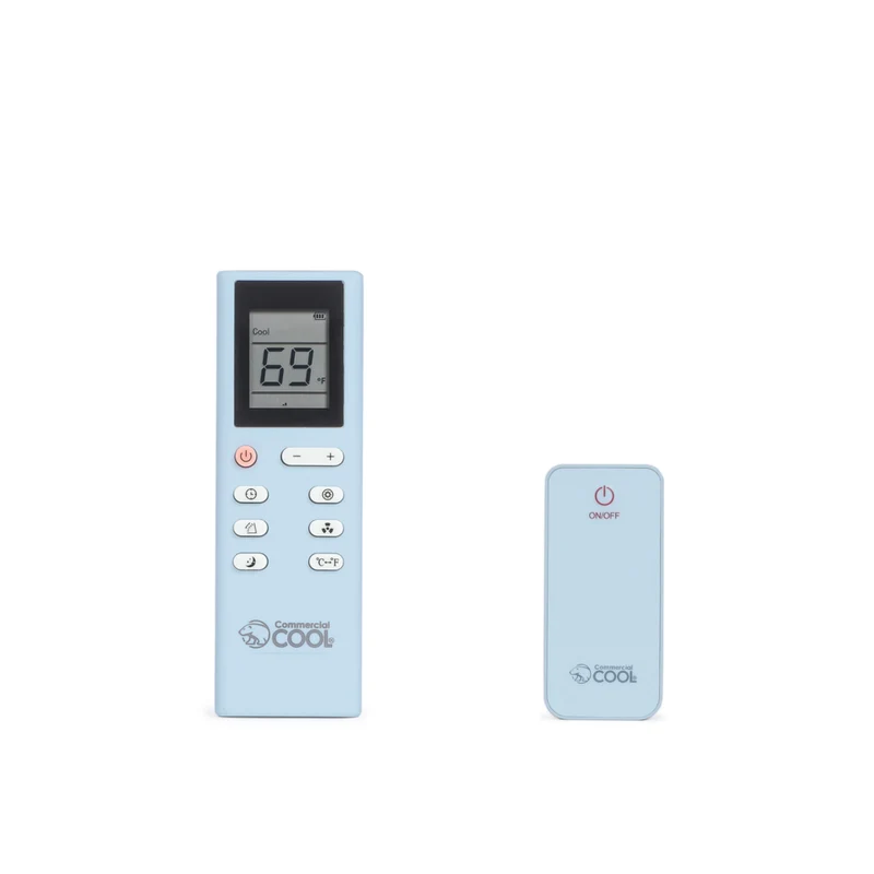 Commercial Cool - Climatiseur portatif intelligent 9 000 BTU - bleu pâle