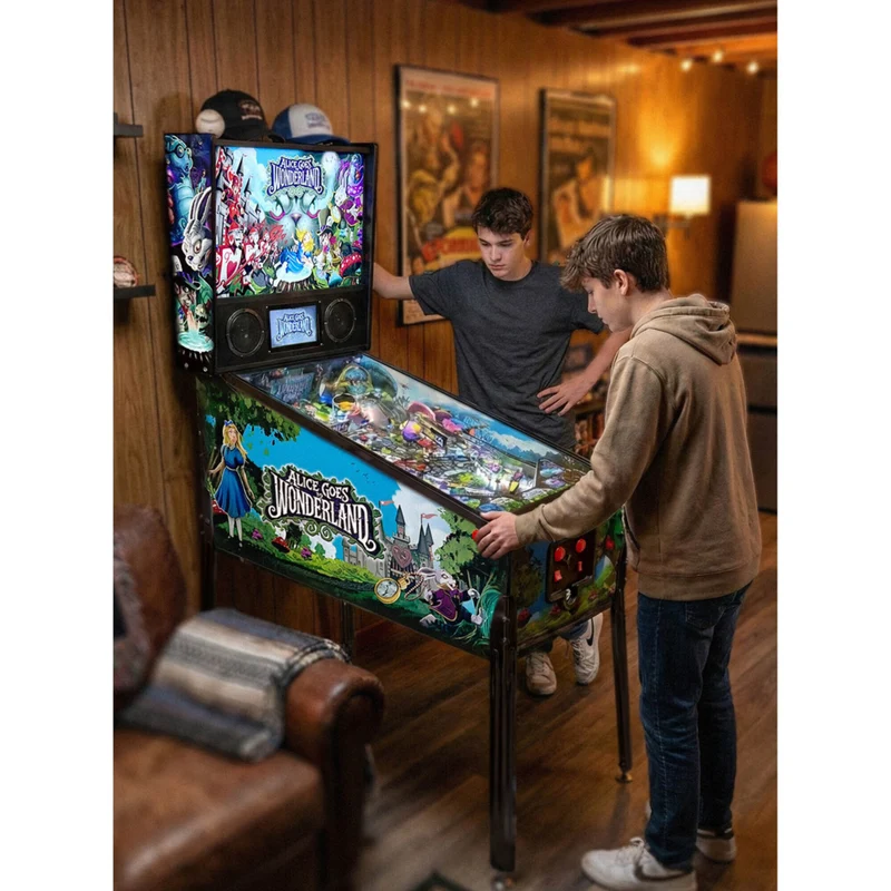 Wonderland Amusements Alice Goes To Wonderland Pinball - English