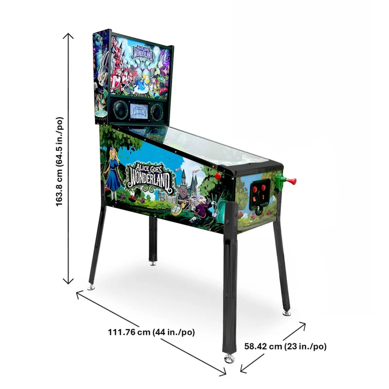 Wonderland Amusements Alice Goes To Wonderland Pinball - English